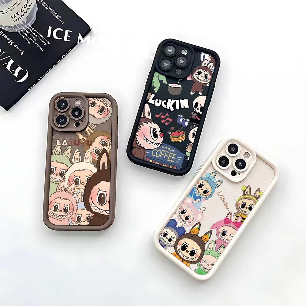 Cute Lovely Labubu Phone Case For Samsung A03 A04 A05S A10S A11 A12 A20S A21S A13 A14 A54 A34 A53 A33 Cover