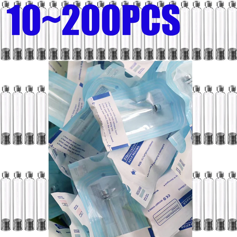 

10~1000pcs 3ml Insulin Cartridges Cassette Bottle for Insulin Injection Pen Individual Packaging Medical Aesthetics