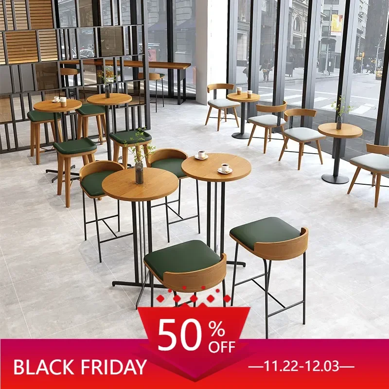 Modern Cocktail Reception Bar Tables Coffee Round Party Coffee Bar Tables Dining Drink Mesa Comedor Commercial Furniture SR50BT