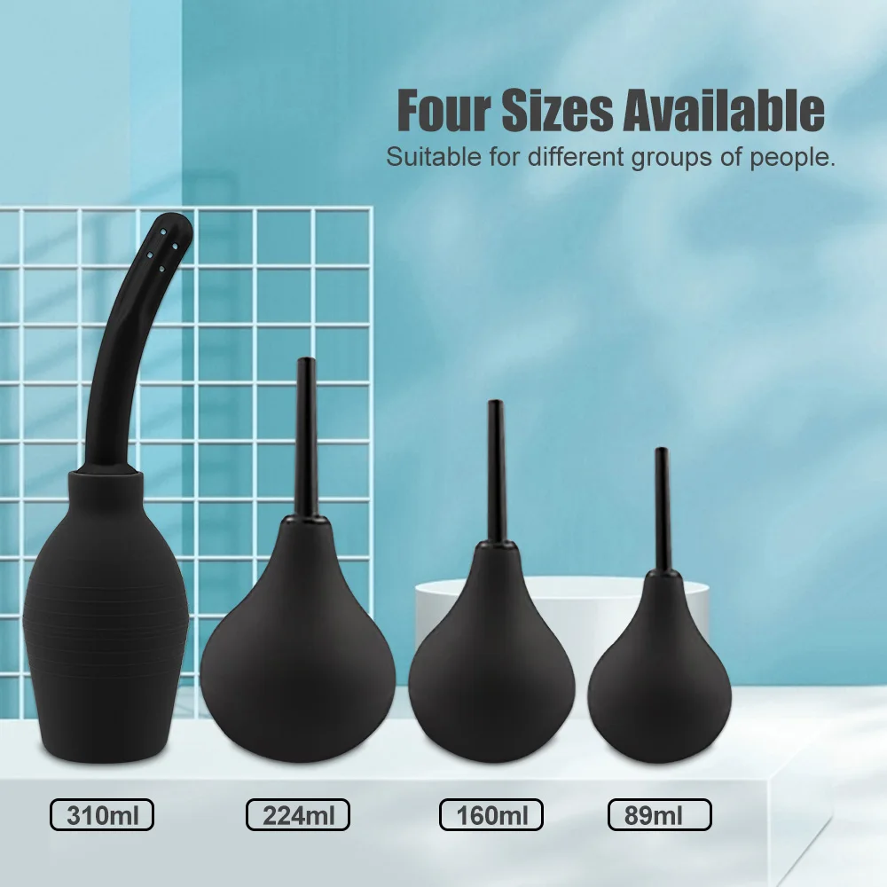 حقنة شرجية لمبة حقنة شرجية مطاطية طبية الري أنثى المهبل الشرج الدوش نظافة المؤنث النظافة حقنة شرجية تنظيف الشرج #3