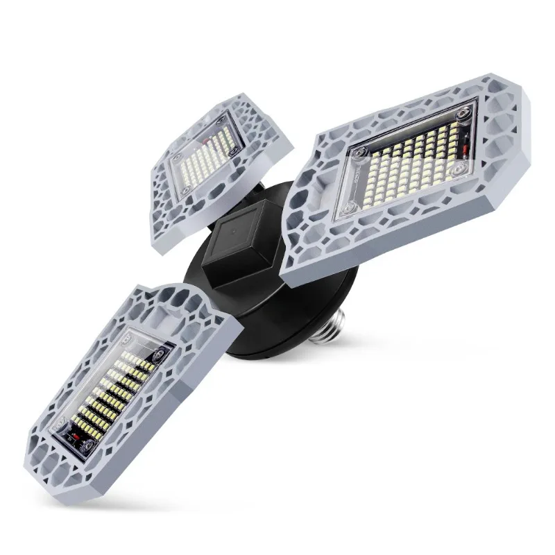 

Светодиодная деформационная шахтная лампа, водонепроницаемая складная гаражная лампа, мастерская, склад, заводское освещение, шахтная лампа