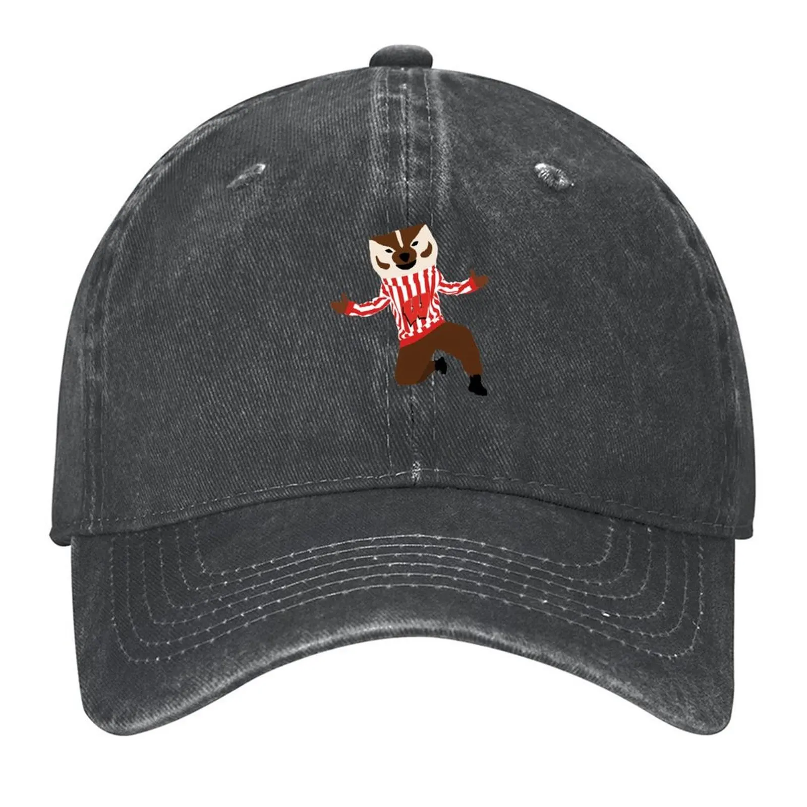 

Bucky Badger - University of Wisconsin Baseball Cap Hip Hop Trucker Hat sailor cap for men custom caps For Women 2025 Men's