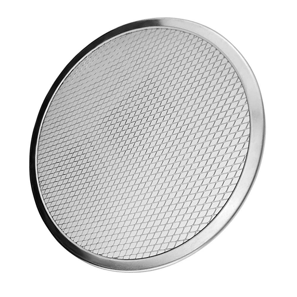 Seamless Aluminum Mesh Pizza Screen Designed for Deck Ovens and Conveyor Ovens 6 Inch Through 17 Inch Options Available