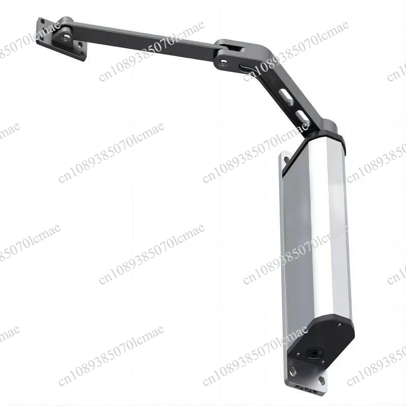 Special door opener for heavy-duty doors, door closer, waterproof side-mounted crank arm type 90-degree flat community villa