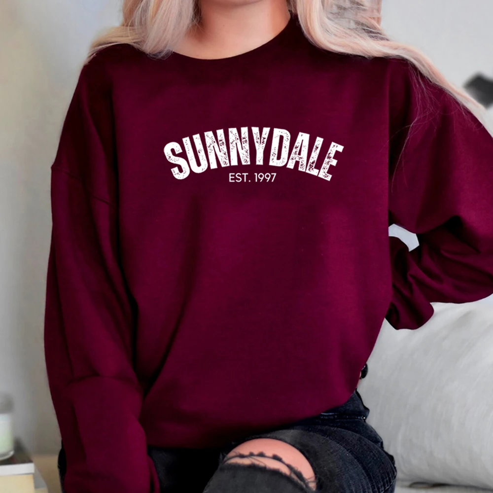 Buffy The Vampire Slayer Sweatshirt Sunnydale Shirt Buffy Sweater Tv Show Pullover Trendy Long Sleeves Sweatshirts Fans Gift