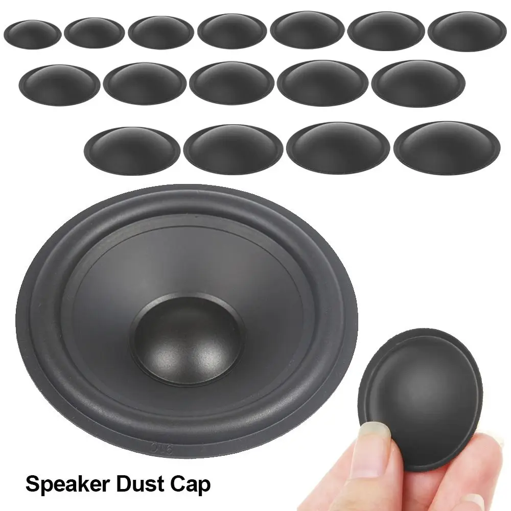 1 Peça Nova Tampa Protetora de Cone de Woofer PP para Alto-falante 30-150mm, Preto Fosco, Acessório de Áudio para Alto-falante