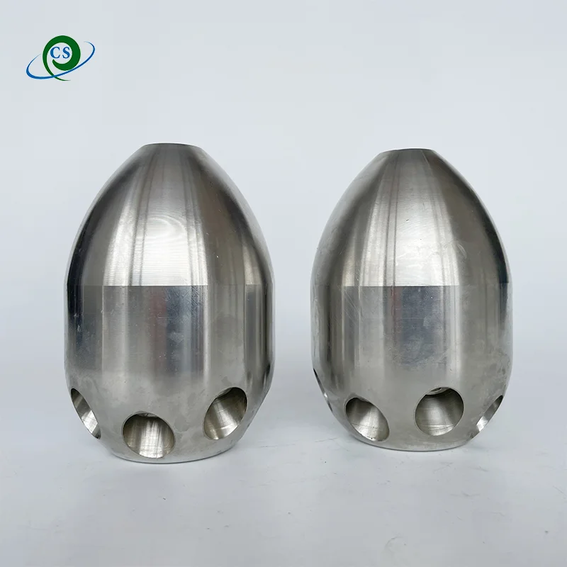 1.5kgIndustrial High-Pressure Water Gun Nozzle Front 1 Back 8 holes 1