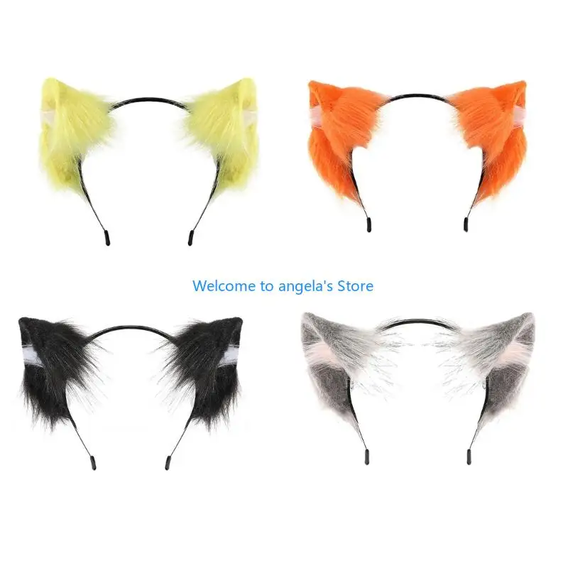 X4YC – bandeaux oreilles loup légers, accessoire Costume d'halloween, accessoire Festival Cosplay