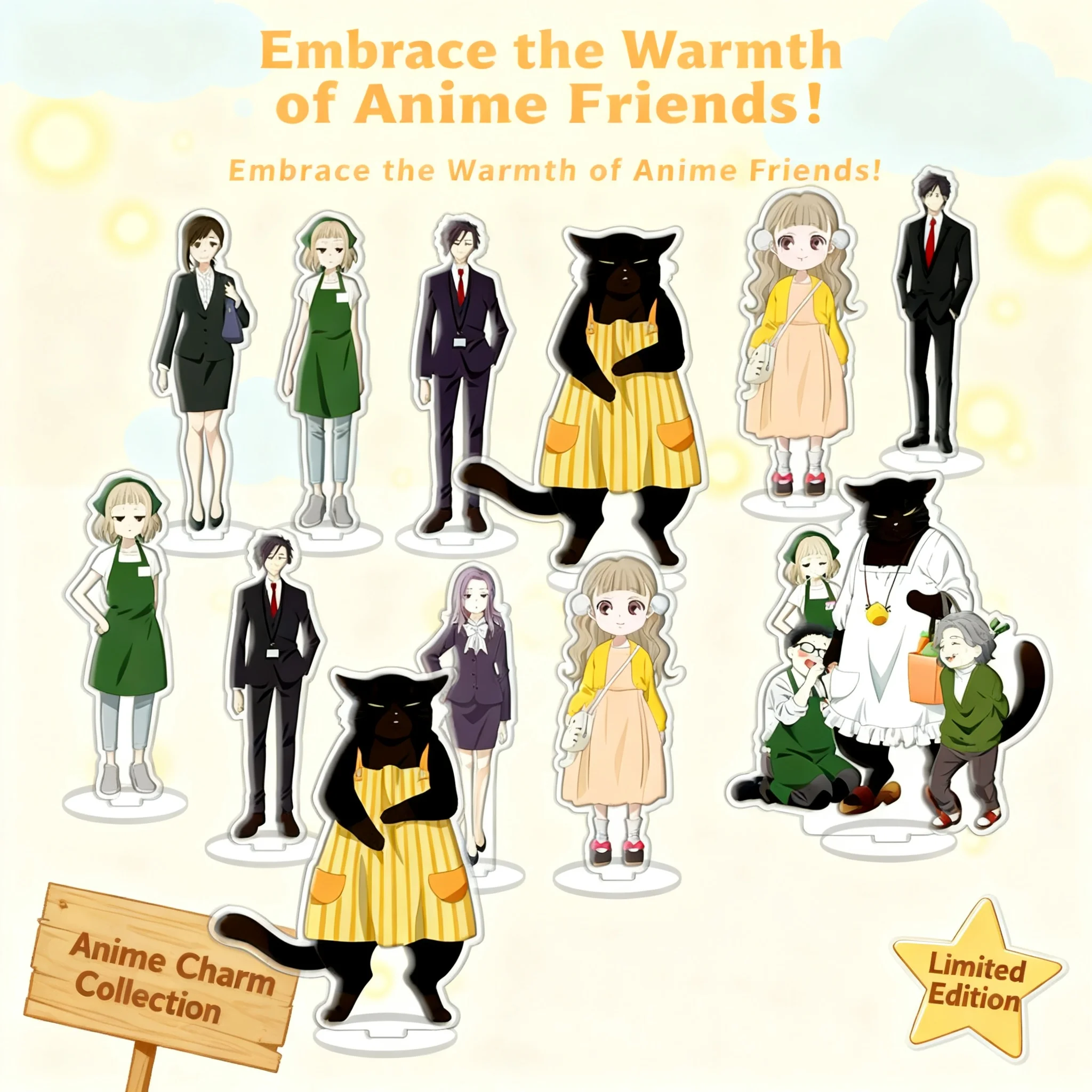 

Anime Acrylic Standee Layered Acrylic Stand Figure Able Cat Today Also Melancholy Merchandise Anime Goods In Stock Ready To