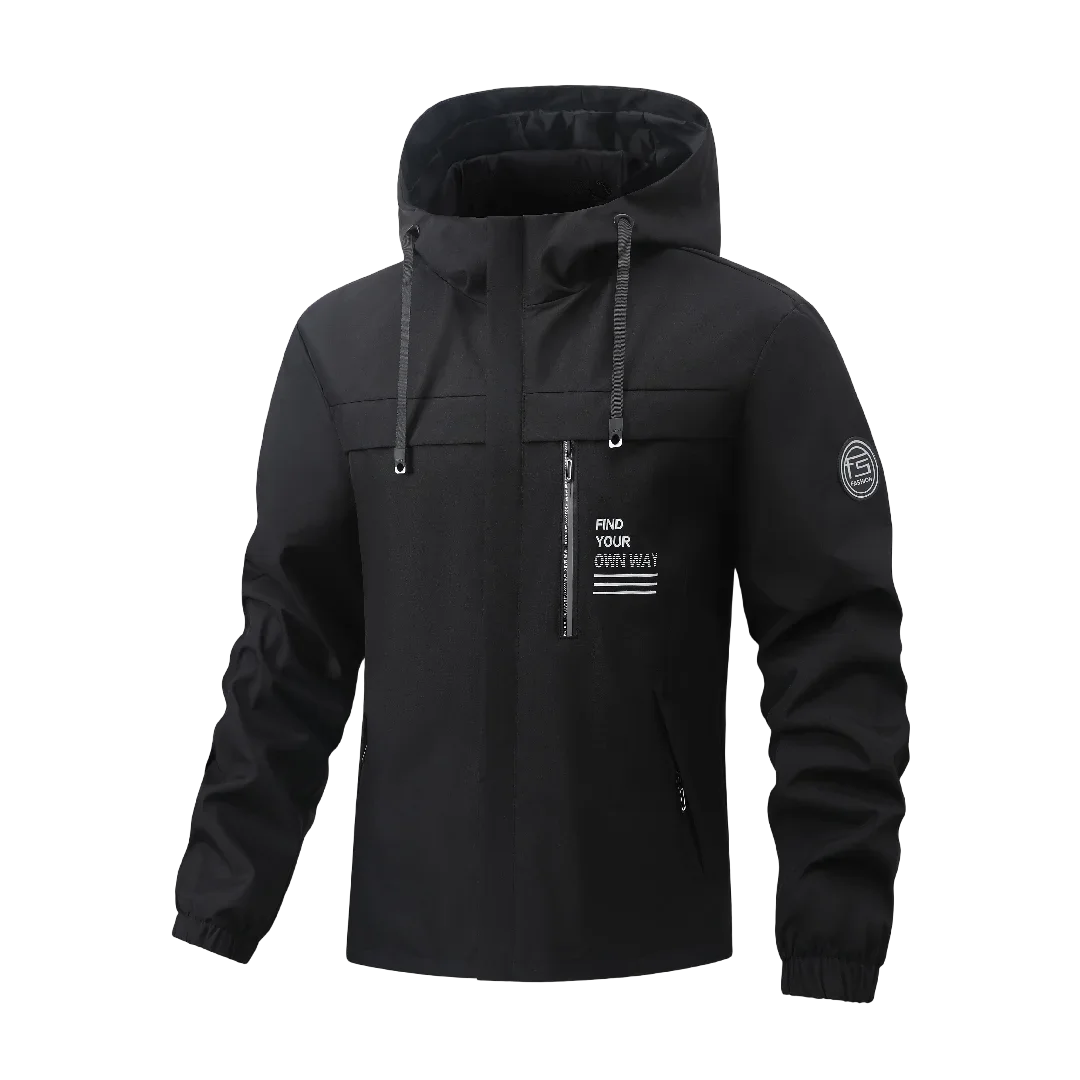 Fall 2026 Men's Administrative Jacket Pure Color Group Wear Fleece Lined Stand Collar Outdoor Style Standard Fit Spring Youth