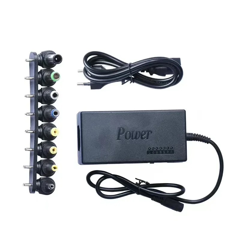 Universal Power Adapter 96W 12V~24V Adjustable Portable Charger For Dell Toshiba Hp Asus Acer Laptops Eu-Plug