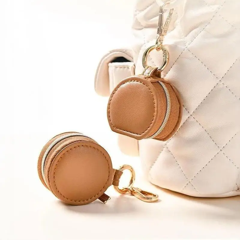Mini-Schmuckkästchen-Schlüsselanhänger, halbkreisförmiger Ohrring-Organizer, tragbare Ringbox, minimalistische Reisetasche, Anhänger, Geschenke – Detail 7