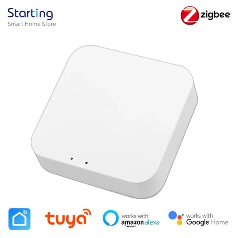 

Tuya ZigBee Smart Gateway Hub Пульт дистанционного управления Умный домашний мост Приложение Smart Life Беспроводной пульт дистанционного управления работает с Alexa Google