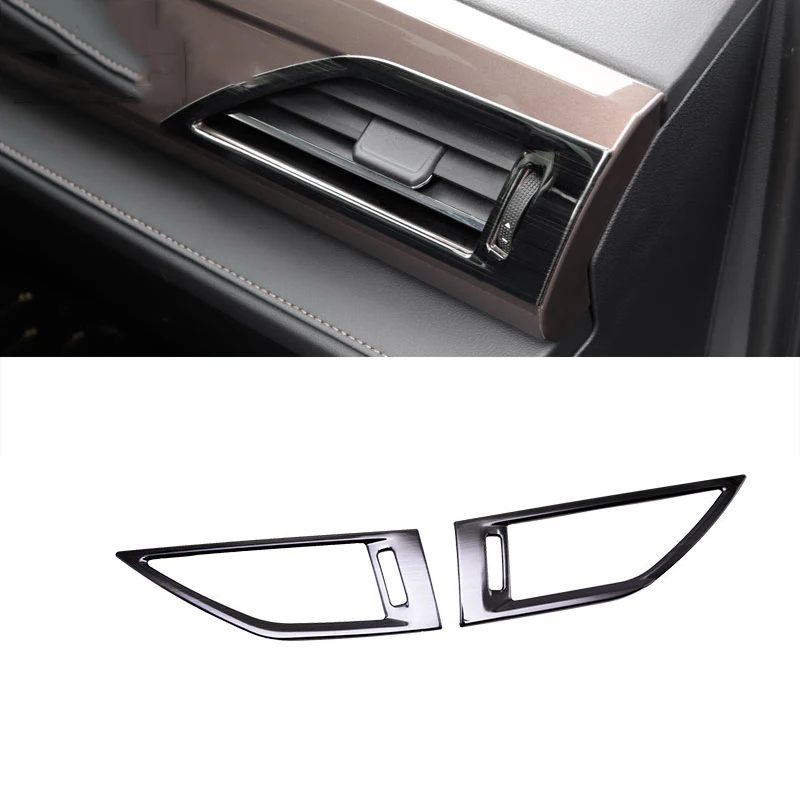 Car Dashboard Air Vent Frame Outlet Trims Cover for Volkswagen Tharu VW Taos 2018 2019 2020 2021 2022 2023 Accessories Kit Auto