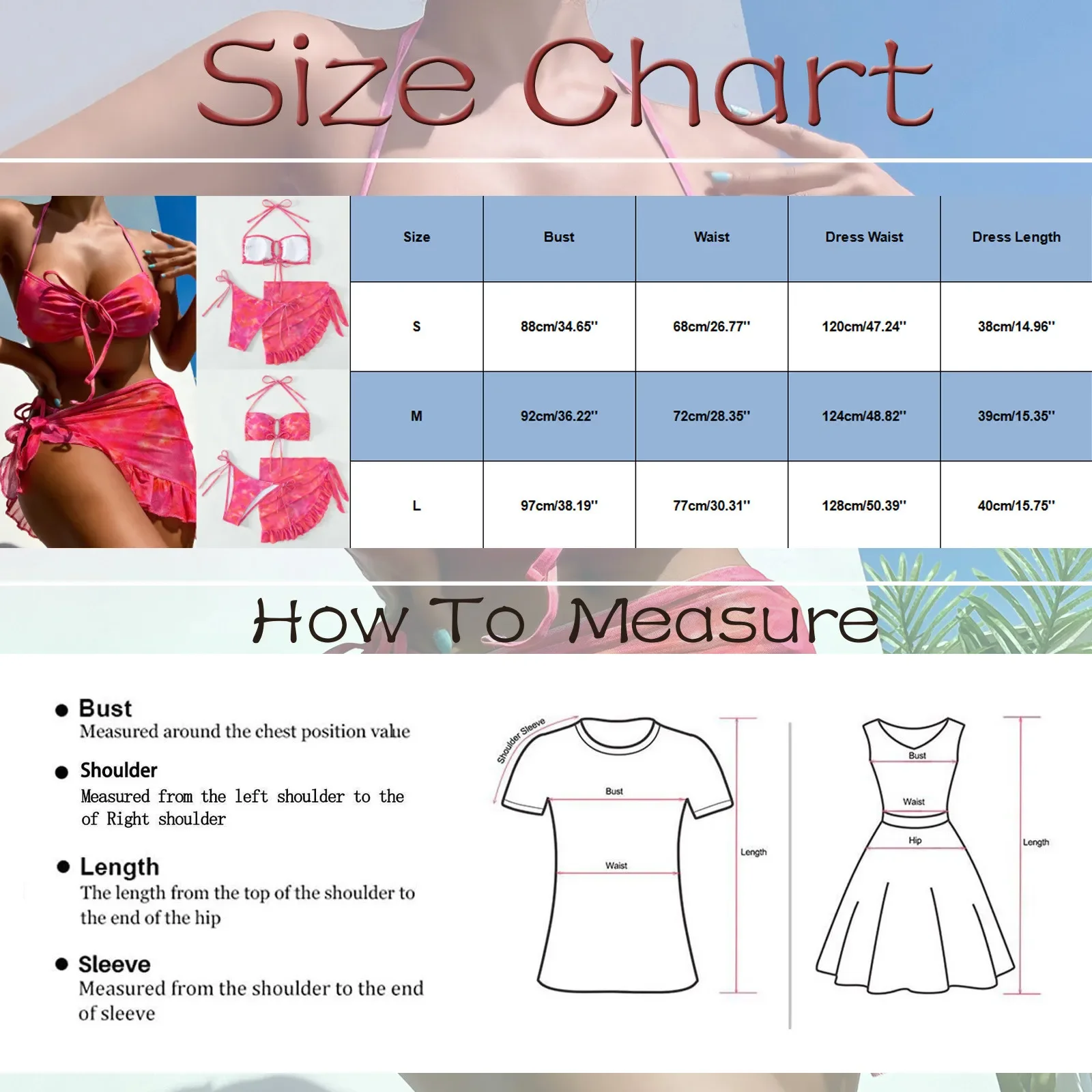 Trajes de baño 2025, traje de baño para mujer, conjunto de 3 piezas, Bikini teñido anudado con protección solar, falda transparente para cubrir, Fremльк 2025