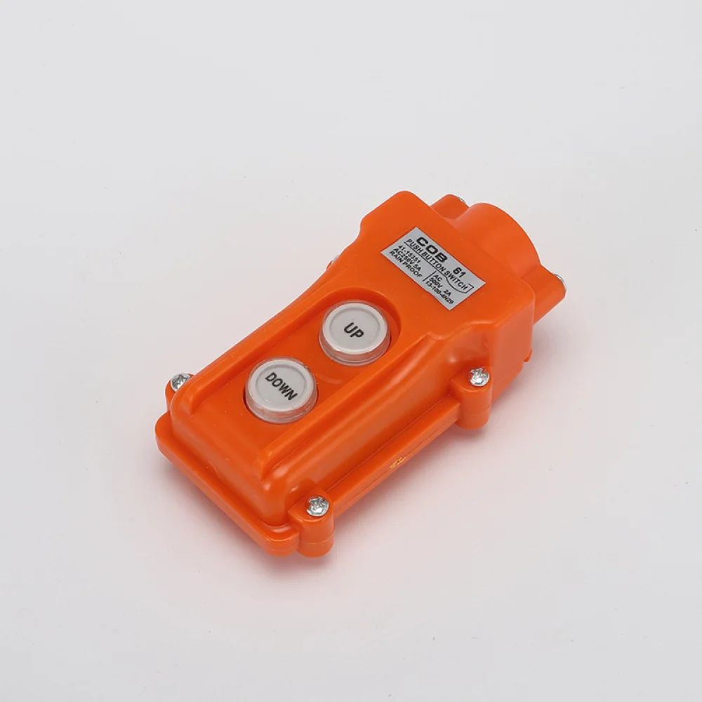 COB 61 Series Pendant Control Station Rainproof Push Button Switch Industrial Crane Hoist Lifting Equipment Handle Tool