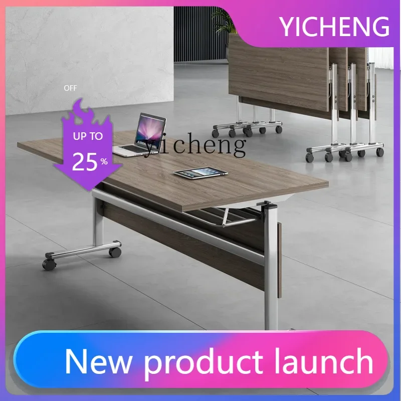 LYY  training table, conference table and chairs can be spliced and combined with wheeled mobile training institutions