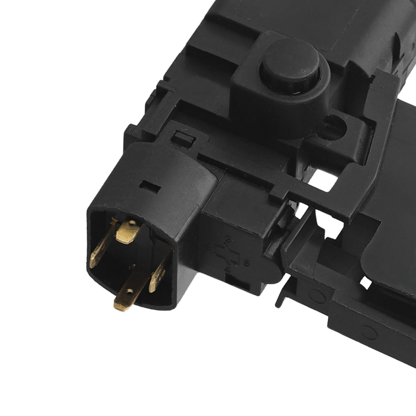 Easy Installation Black Push Button Trigger Black Color Convenient Usage Plastic Material 220V Voltage 4A Current