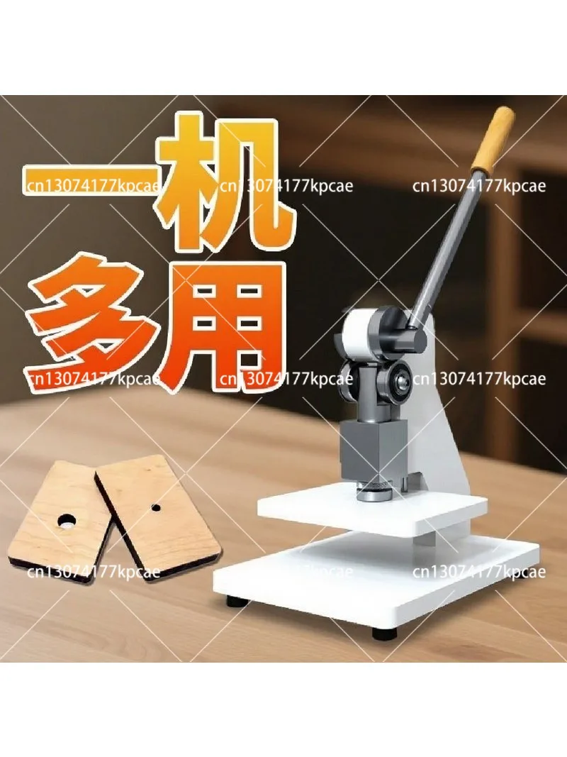 Optimized Title: Small Manual Leather Fabric Paper Cutting Punching Die Cutting Machine for Samples