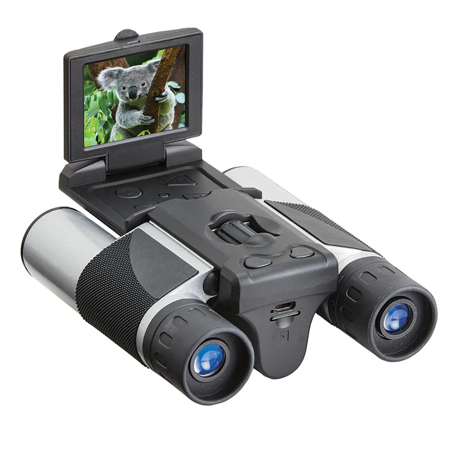 

HD 500mp Digital Camera Binoculars USB 10x25 2K 1080P Video Camera Telescope 2.0" LCD Display Optical Binoculars Telescope