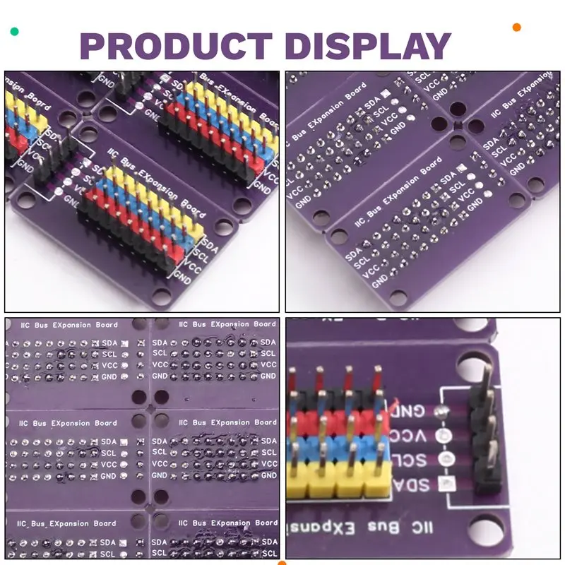 A99E-I2C Hub Module Splitter 8-Way I2C Bus Expansion Board,IIC Interface Signal Distributor,Hub Electronic Building Block