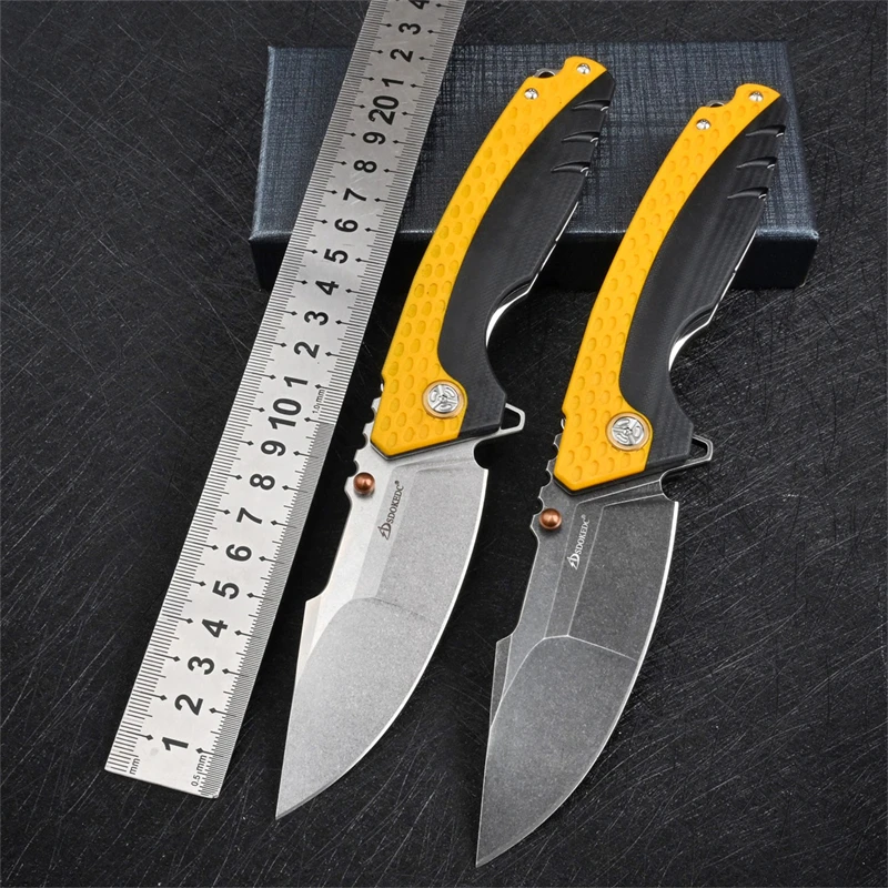 

KESIWO SD01 VG10 Blade G10 Handle Flipper Ball Bearing Pocket Utility Outdoor Camping Hunting Survival Kitchen Folding Knife