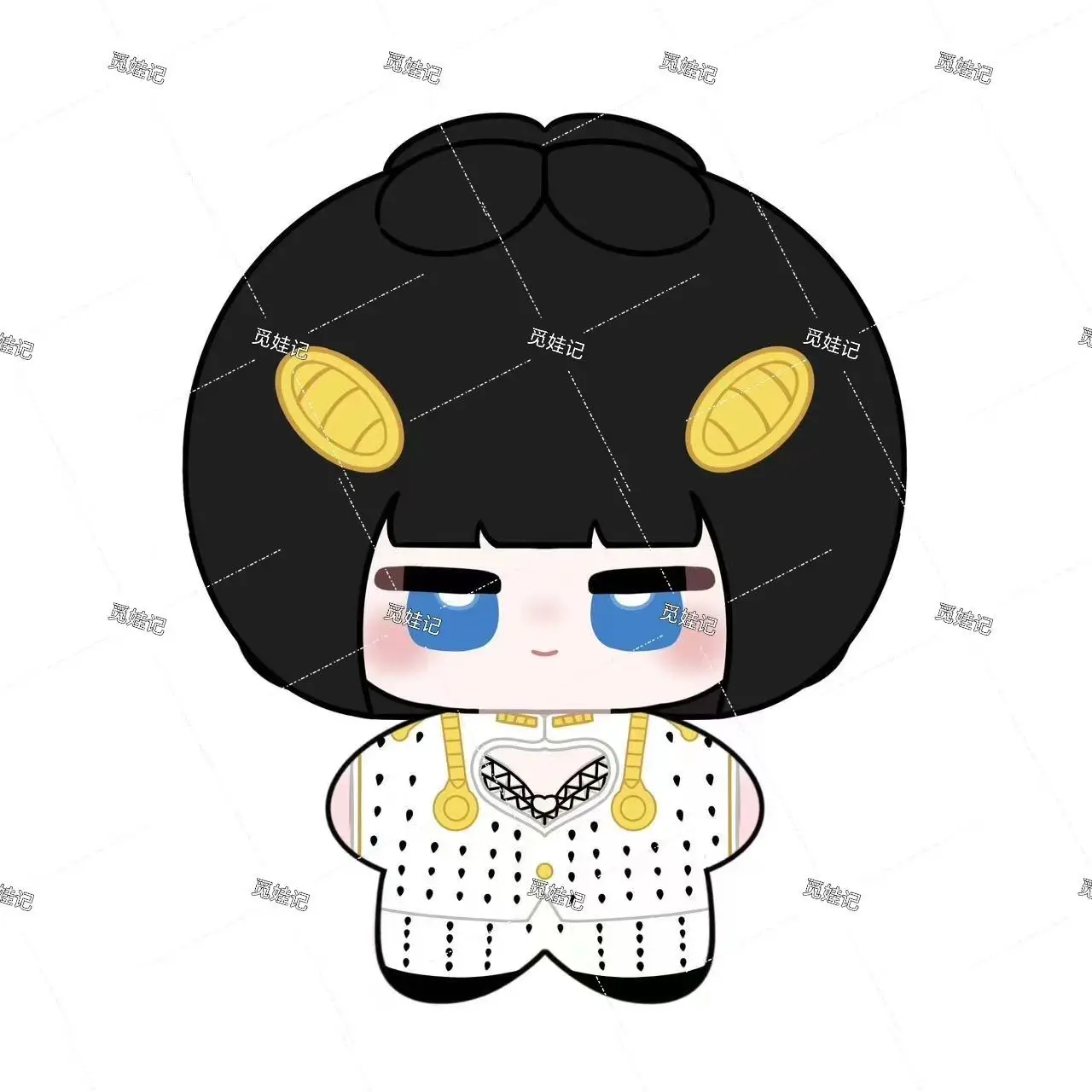 

New 10cm Anime Role Jotaro Kujo Jolyne Cujoh Joseph Joestar Cute Soft Plush Doll Starfish Body Cosplay Dolls Keychain Toys Gift