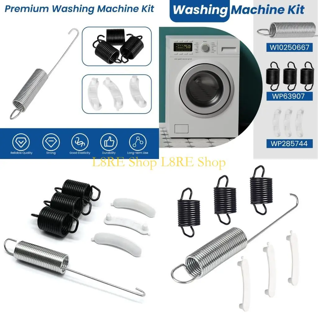 L8RE Washing Machine Spring Suspension Stability Floor Protective Quiet Operation