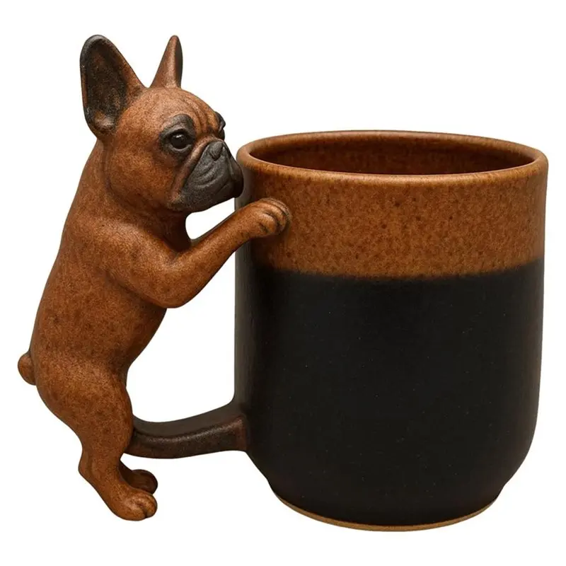 PHFU-Handmade 11Oz Dachshund Coffee Mug - Cute Wiener Dog Themed Resin Cup For Dog Lovers - Gifts For Dachshund Owners