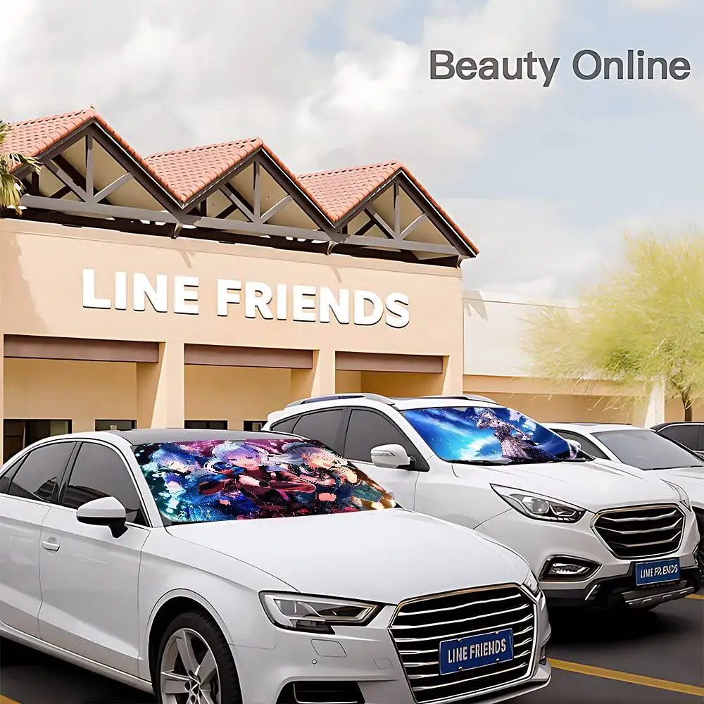 

Аниме H-Hoshimachi Suise, персонализированный солнцезащитный козырек на лобовое стекло, автомобильный козырек от солнца, автомобильный солнцезащитный козырек, автомобильные чехлы, защита от солнца