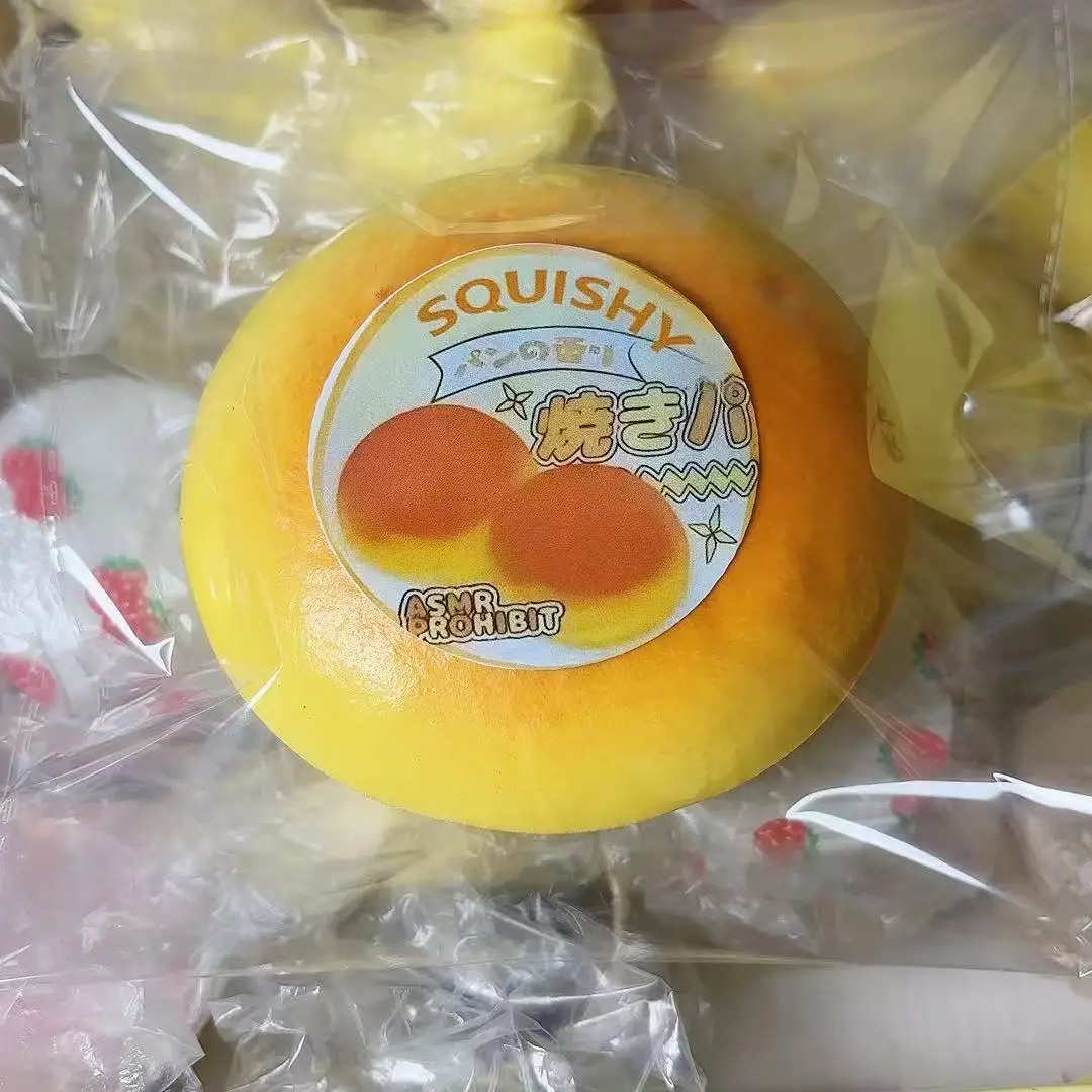 Symulacja Okrągły Chleb Maszynowy Do Ściskania PU Powolny Powrót Do Kształtu Zabawki Gniotki Lepkie Do Ściskania Dla Dzieci Dorosłych Antystresowe Sensoryczne Zabawki Fidget