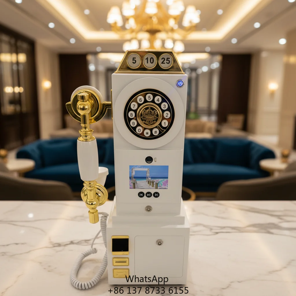 

1080P New Wedding Video & Audio GuestBook PhoneAntique Recorders Retro Video Guestbook For Wedding Decorations