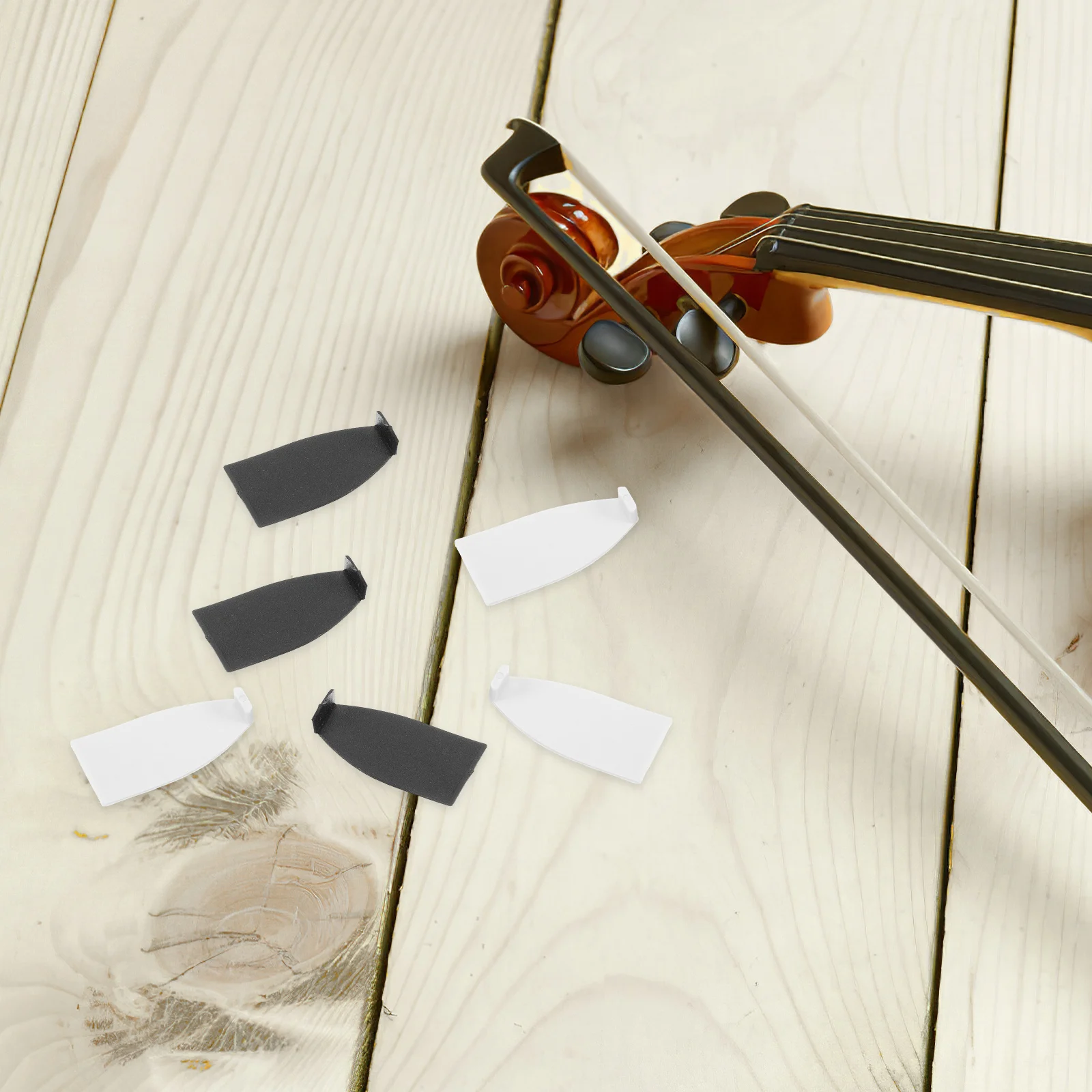 

10 Pcs Bow Accessories Violin Repair Parts and Stringed Instrument Fittings Plastic Kit Cello