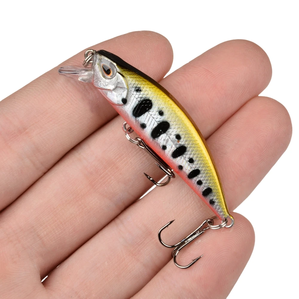 1Pcs 5g Sinking Minnow Wobbler Fishing Lures Jerkbait Bait Perch Pesca Mini Wobblers Fishing Lures Hard Deep Artificial Bait