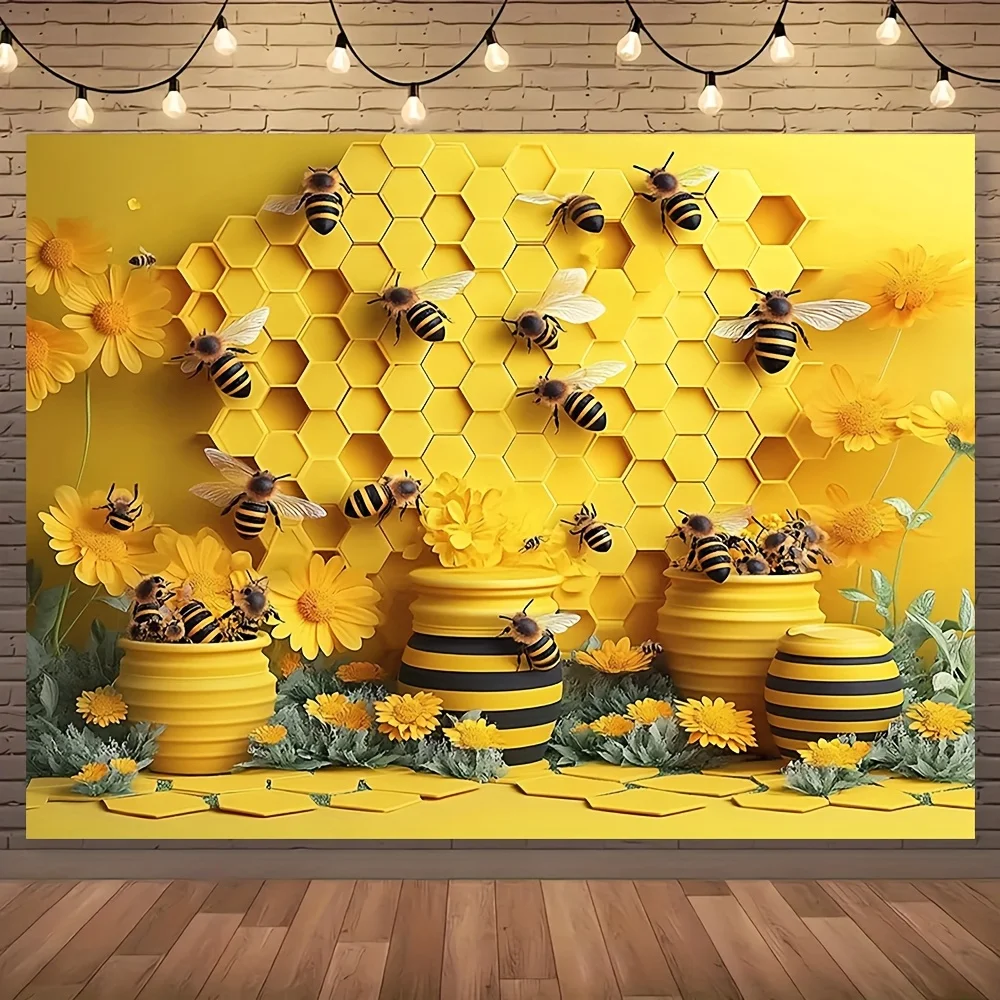 Bees And Honeycomb …