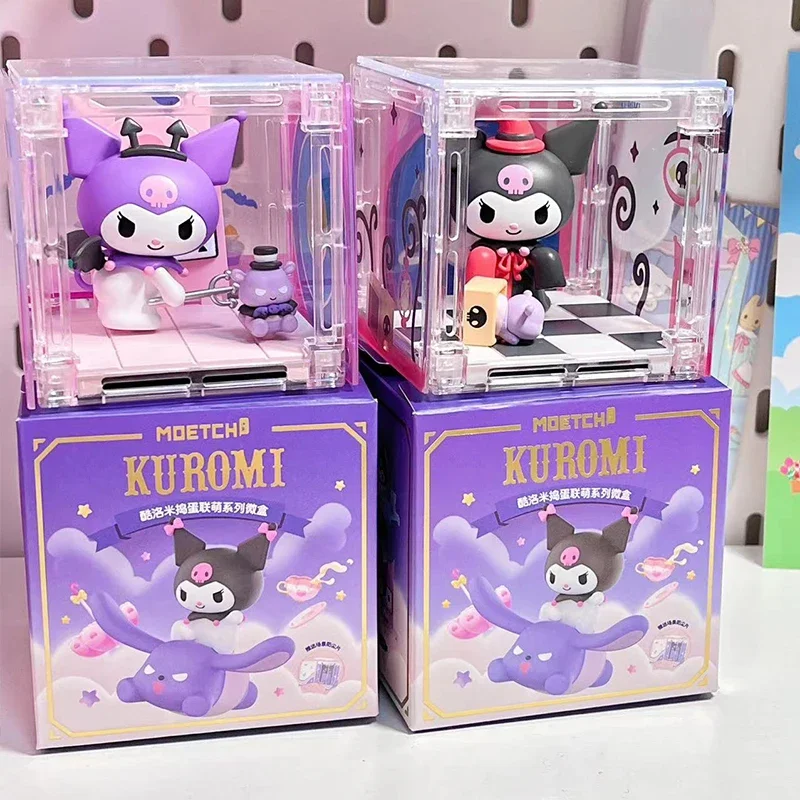 Sanrio Kuromi Cute Blind Box KawaiiAnime Figure Mystery Box Troublemaker Alliance Series Children Girl Heart Christmas Gifts