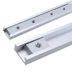 1Pc Miter Bar Slider Table Saw Gauge Rod T Slot Miter Track M6/M8T Screw Fixture Slot Aluminum Alloy for Woodworking Router