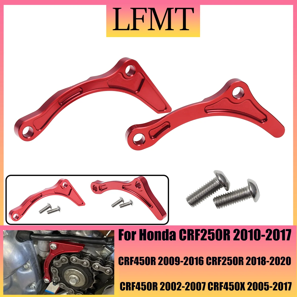 

CNC Chain Sprocket Protect Cover Saver Case For Honda CRF250R 2010-2020 CRF450R CRF450X 2002-2017 CRF250X 2009-2016 Universal