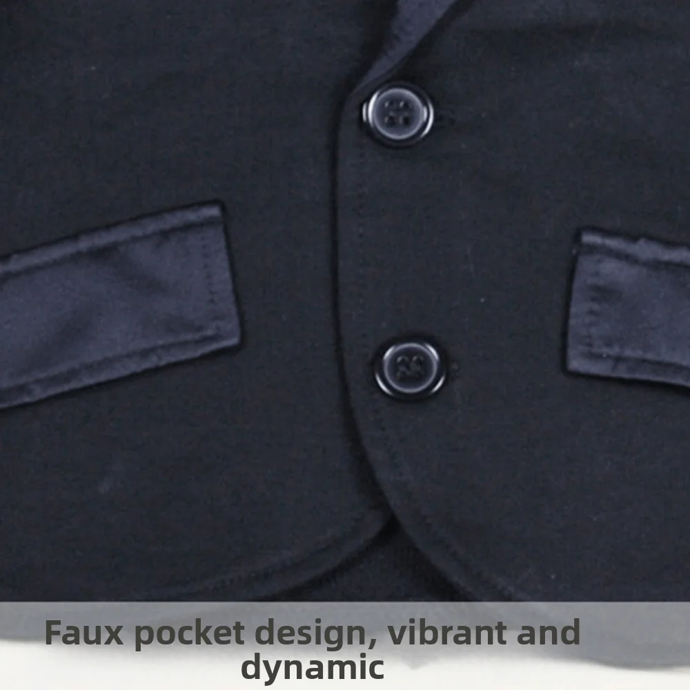 2 قطعة/المجموعة الأسود سهرة شهم بوس ملابس الطفل قطعتين الزي ربطة القوس فيونكة طفل رومبير ارتداءها رومبير ارتداءها سترة مخططة