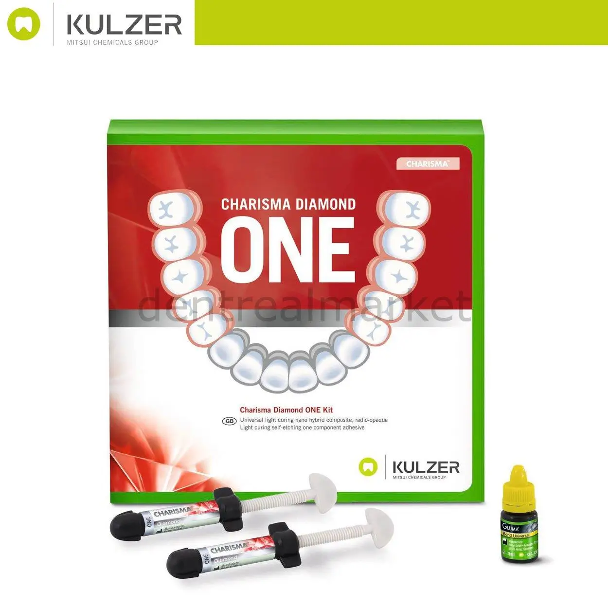 Kulzer - Charisma Diamond One Nano Hybrid Composite Kit - Chameleon Composite Kit