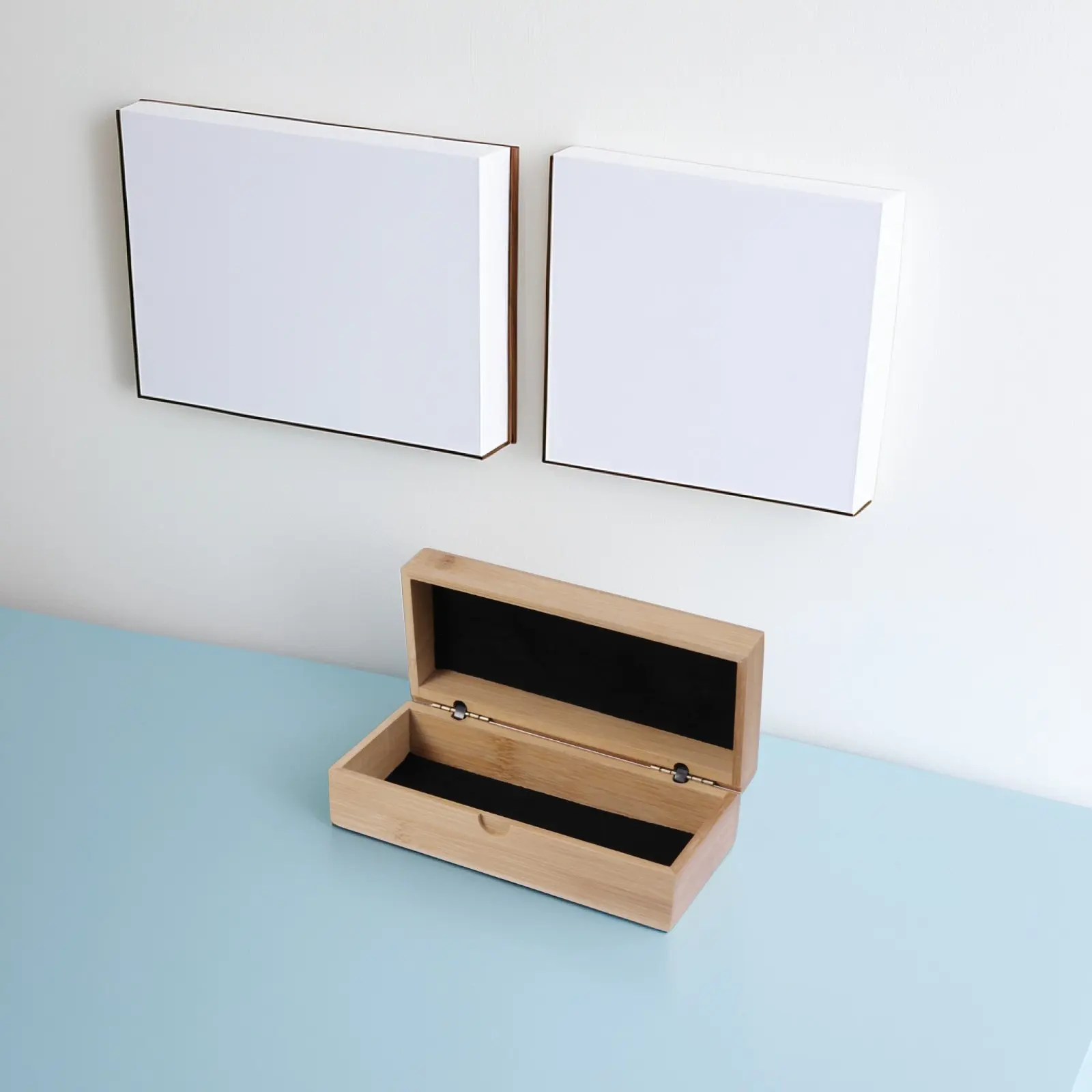 

1Pcs Bamboo Eyewear Case Wooden Vintage Hard Shell Glasses Box Portable Sunglasses Organizer Protective Storage