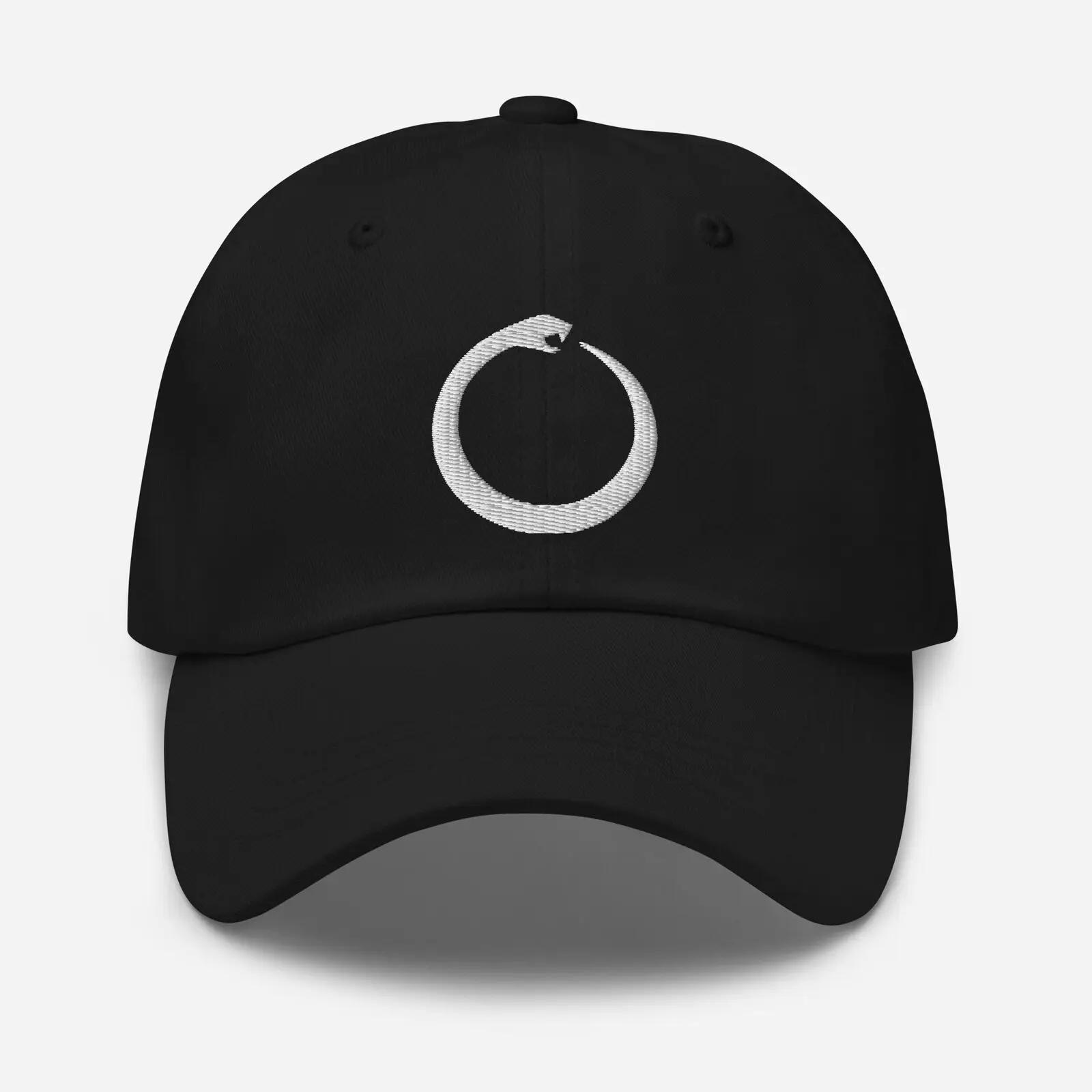 Ouroboros Snake Eating Tail Alchemy Symbol     Baseball Cap Dad hat