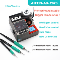 AIFEN A9-2026 Soldering Station Compatible  Soldering Iron Tip 210/245/115 Handle Control Temperature Welding Rework Station