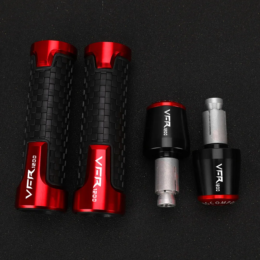 

2023 Motorcycle Parts For Honda VFR1200 VFR1200F VFR 1200 F 2010-2016 2015 7/8"22MM Handlebar Grips Handle Bar Cap End Plugs