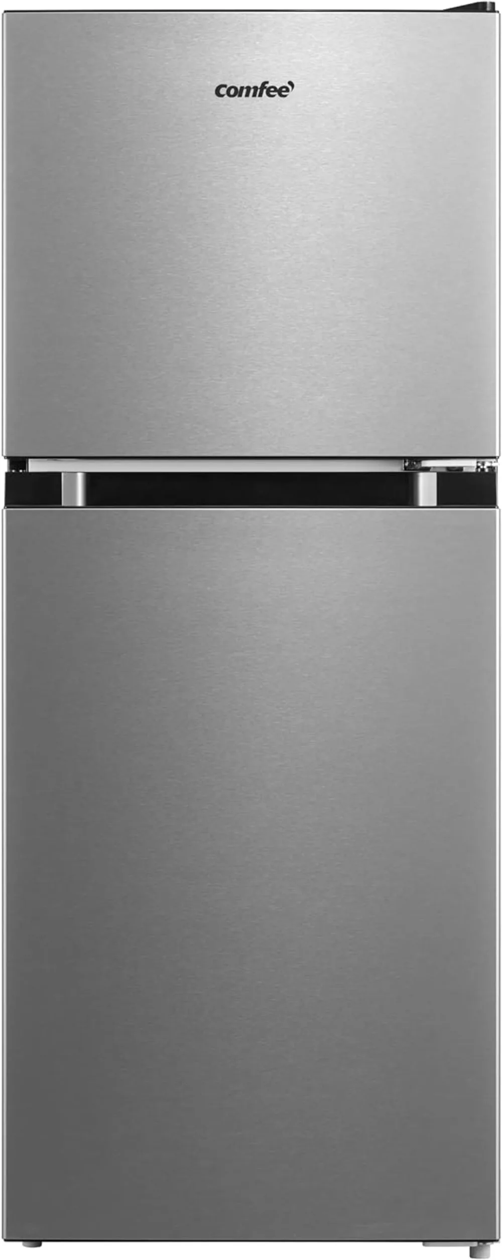 

COMFEE' CRM45D3AST Cu Ft Double Door Refrigerator, 4.5 Cuft, Silver