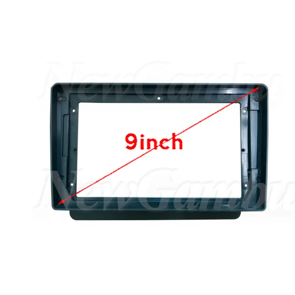 NewGambu 9 Inch Radio Fascia fit For JAC JUNLING V8 SHUAILING GALLOP K6 2020 Fascia Frame No Cable Trim Panel Audio