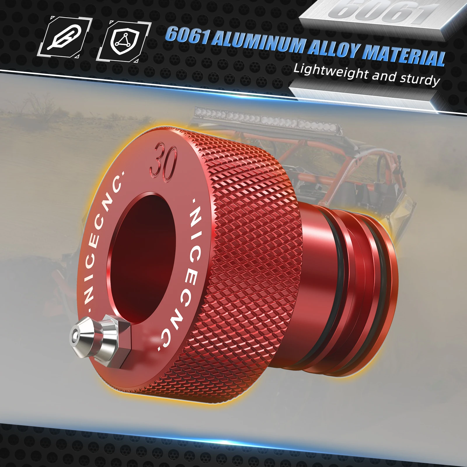 

30MM Wheel Bearing Greaser Tool Aluminum Alloy For Can-Am Maverick Commander Renegade Outlander Defender 293350040 or 293350118