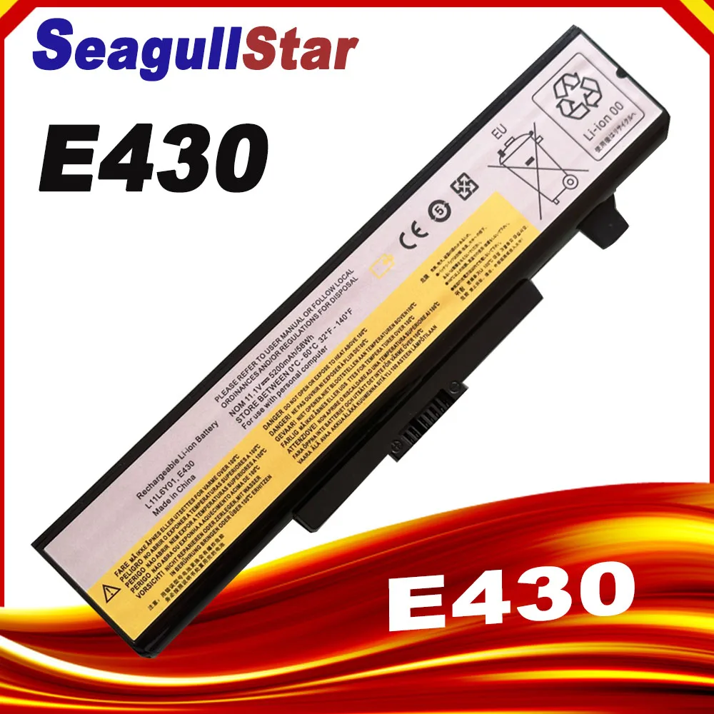 SeagullStar Laptop Battery for Lenovo B590 V580C B485 E430 E530 E431 E531 E435 E440 E540 E445 E545