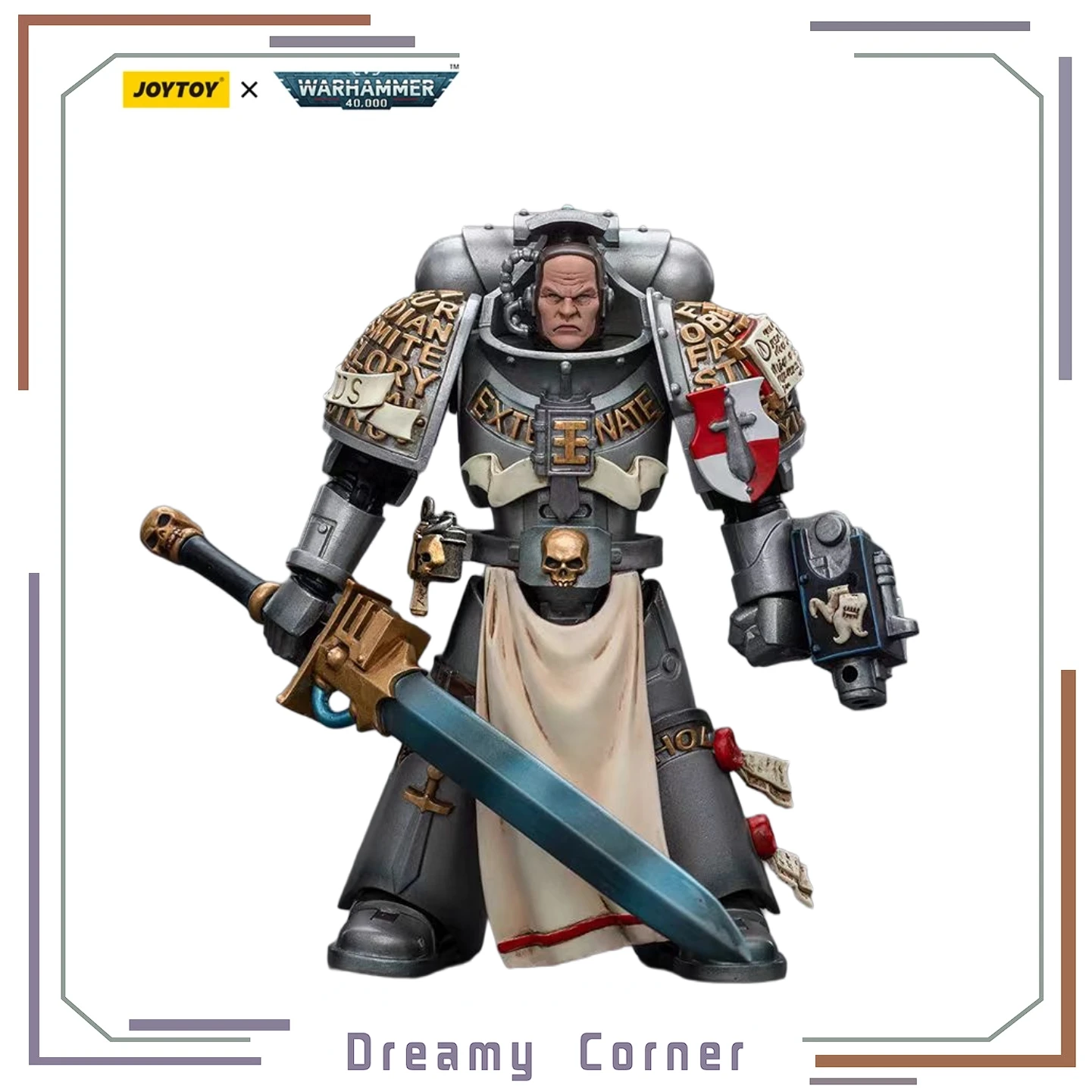 

【В наличии】JOYTOY Warhammer 40K Grey Knights Strike Squad Justicar 1/18 Фигурки Коллекция игрушек