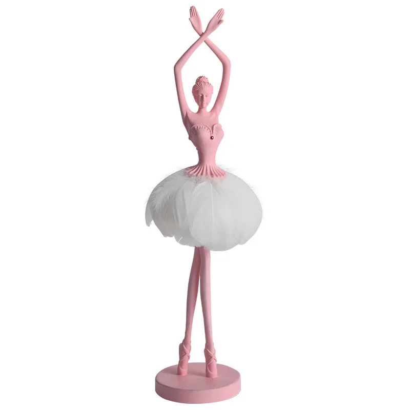 

Modern minimalism, ballet dancing girl, resin ornament birthday gift